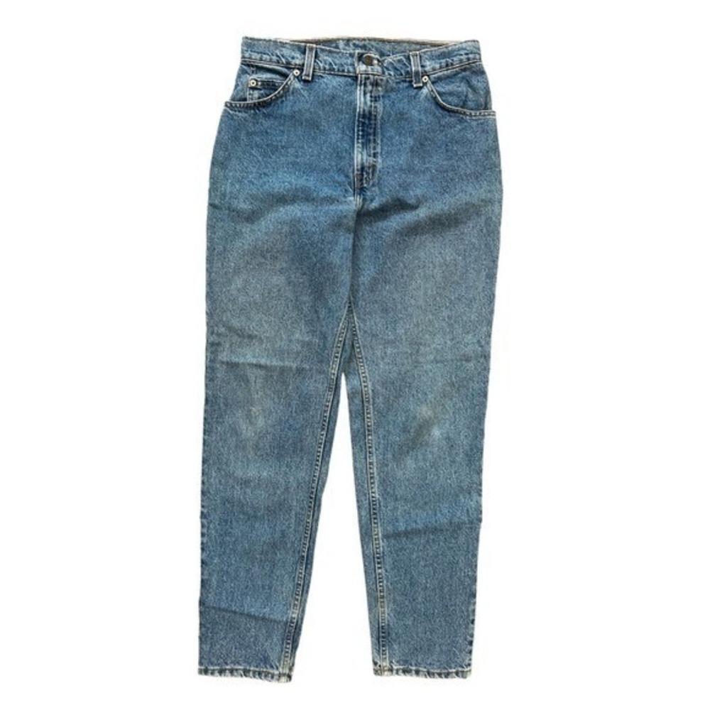 Levis 15951 Vintage Jeans Womens 12 Med Relaxed Tapered Leg Orange Tab USA Made‎